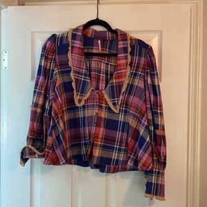 Free People Prairie Collar Shirt